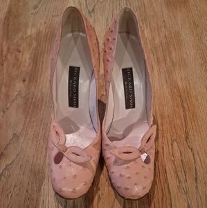 Ostrich women's heels shoes size 8 1/2 medium